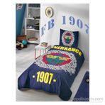 Clasy Ranforce Fenerbahçe Marşlı Logo Tek Kişilik Yatak Örtüsü