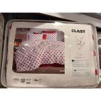 Clasy Ranforce Tek Kişilik Uyku Seti Amor Beyaz