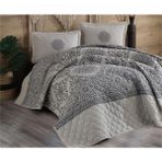 Clasy Ranforce Yatak Örtüsü Tek Kişilik Bera V1 Antrasit - 180 x 240 cm