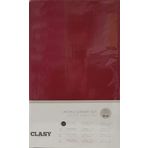 Clasy V3 Lastikli Bordo Tek Kişilik Çarşaf Seti