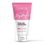 CLASYCARE Clinical SPF 50 Pembe Ton Eşitleyici Güneş Kremi - Yüz İçin Hafif Güneş Losyonu | Seyahat Boy Cilt Bakımı Koruması Kadınlar İçin, 50 ml
