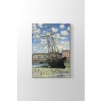 Claude Monet - Boat Lying At Low Tide Tablosu