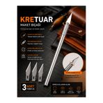 Claw Kretuar Bıçağı Seti 3+1 Yedek Uçlu Metal Gövdeli Hassas Maket Bıçağı Neşter Bistüri Kesici