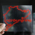 Claw Marks Nurburgring Pisti Çıkartma Çıkartma Anahat Vinil Yarış Pisti Araba Çıkartması Pencereler, Kamyonlar, Arabalar, Dizüstü Bilgisayarlar, Macbook'lar için, Dış Mekan 5,5 inç/14 cm X 4,9 inç