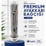 Claw Special Premium Yassı Ayakkabı Bağcığı 120 cm – Dayanıklı Spor ve Günlük Ayakkabı Bağcığı - Gri
