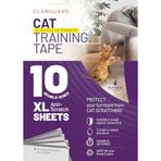 CLAWGUARD Kedi Kovucu Bant 10 XL Çarşaf - Kedi Çizilmeye Dayanıklı Mobilya Koruyucu - Kedi Caydırıcı Bant - Kedi Çizilmez Kalkanlar - Kedi Çizilmeye Karşı Koruyucu - Koltuk Örtüleri, Ekranlar ve Daha