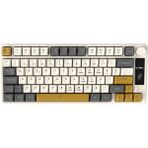 Claw’s Flux LCD Logo Ekran - Rainbow Bölgesel Işıklandırma - Ses Kontrolcüsü - Ultra Tepkime & Konfor 78 Tuş Membran Gaming & Ofis Klavyesi - Kablolu
