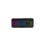 Claw's Nexus K1 RGB Full Membran 104 Tuşlu / Ses Kontrol Mekanizmalı Örgü Kablolu Gaming Klavye