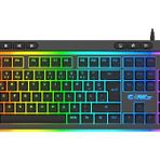 Claw's Nova K1 360° Özelleştirilebilir Rgb & Yazılımlı Full Membran 104+7 Tuşlu Ekstra Multimedya/Rollover Ses Kontrol Mekanizmalı Gaming Klavye