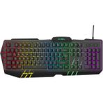 Claw's Raze Rgb Işıklandırma - Harici G-Makro Tuşlu - Örgü Kablolu Membran Oyuncu Klavyesi