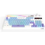 Claw's Spectrum K1 Fonksiyonel Çift LCD Ekran & Çift Rgb - Ses Kontrolcülü Membran 94 Tuşlu Spectrum Rgb Modlu Gaming Klavye - Mavi