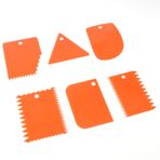 Clay Scratch Aracı, Pratik Kil Sıralama Sıyrıkları, Tasarım Aracı Yumuşak Kil Heykel Kesme Yüzeyi Kil Kesme İçin 6 Parça