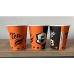 Clean Cup Karton Bardak 50 Adet/ Turuncu