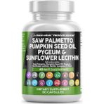 Clean Nutraceuticals Saw Palmetto Pumpkin Seed Oil Pygeum Sunflower Lecithin Stinging Nettle Cranberry 90 Caps - Aromasız