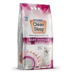 Clean Step 5 lt Aktif Karbonlu Bebek Pudralı İnce Taneli Topaklanan Bentonit Kedi Kumu