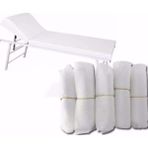 Clean Stoff 80x220 cm 100 Adet Beyaz Tek Kulanımlık Lastikli Ebatlar Sedye Örtüsü
