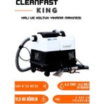 Cleanfast King Tek Motorlu Koltuk Halı Yıkama Makinesi 1400W - Renkli