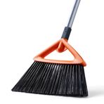 CLEANHOME Süpürme Verandası için Dış Mekan Süpürgeleri, Garaj, Güverte, Mutfak, Saman, Evcil Hayvan Tüylerini Temizlemek için Dış Süpürge, Yabani Otlar, Yapraklar, Gri Süpürme için Sert Kıllı Ticari