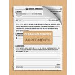 Cleaning Service Agreements: Commercial/Residential Cleaning Contract Between Cleaner And Client | Housekeeper Agreement Forms Book 8.5''x11'' Inch.