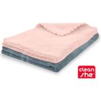 Cleanshe Miracle Ultra Emici Mikrofiber Temizlik Bezi 2'li Set 50X70 - Renkli - Standart