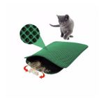 CleanStep Yeşil 60 x 45 cm Elekli Kedi Tuvalet Önü Paspası