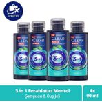 Clear 3ın1 Mentol Şampuan 18X90ML
