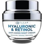 Clear Beauty Hyaluronic & Retinol Gece Kremi 50Ml
