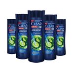 Clear Kepeğe Karşı Etkili Şampuan Maksimum Ferahlık 350 ml * 5 Adet