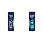 Clear Men 3 in 1 Arındırıcı Kömür ve Clear Men 3 in 1 Ferahlatıcı Mentol Etkisi Saç Yüz Vücut İçin 350 ml Şampuan & Duş Jeli