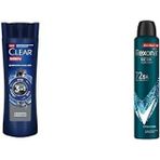 Clear Men 3 In 1 Şampuan & Duş Jeli Arındırıcı Kömür Saç Yüz Vücut İçin Men Erkek Sprey Deodorant Xtra 72 Saat Kesintisiz Üstün Koruma 200 Ml