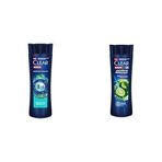 Clear Men 3 in 1 Şampuan & Duş Jeli Ferahlatıcı Mentol Etkisi Saç Yüz Vücut İçin 350 ml ve Clear Men Kepeğe Karşı Etkili Şampuan Maksimum Ferahlık 350 ml