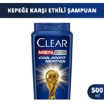 Clear Men Cool Sport Menthol 500 ml Kepeğe Karşı Şampuan