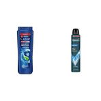 Clear Men Erkek Şampuan Cool Sport Menthol Kepeğe Karşı Etkili 600 ml + Rexona Men Erkek Sprey Deodorant Xtra Cool 72 Saat Kesintisiz Üstün Koruma 200 ml