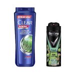 Clear Men Günlük Arınma Şampuan + Rexona NaneSedir Ağacı Deo Set