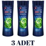 Clear Men Günlük Arınma ve Ferahlık Şampuan x 3 Adet