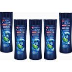Clear Men Kepeğe Karşı Etkili Cool Sport Menthol Ferahlatıcı Mentol Etkisi 5x350 ml Şampuan