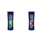 Clear Men Kepeğe Karşı Etkili Şampuan Günlük Arınma ve Ferahlık 350 ml ve Clear Men Kepeğe Karşı Etkili Şampuan Hızlı Stil 2'si 1 Arada Kolay Şekil Alan Saçlar 350 ml Mavi
