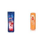 Clear Men Kepeğe Karşı Etkili Şampuan Hızlı Stil 2'si 1 Arada Kolay Şekil Alan Saçlar 350 ml Mavi(1)Elidor Superblend Serum Saç Bakım Kremi Anında Onarıcı Bakım C Vitamini Keratin & Seramid 350 ml(3)