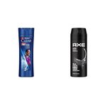 Clear Men Kepeğe Karşı Etkili Şampuan Kenan Yıldız 350 ml + Axe Erkek Deodorant Sprey Black 150 ml