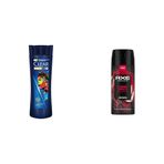 Clear Men Kepeğe Karşı Etkili Şampuan Legend By CR7 Cristiano Ronaldo 350 ml + AXE Premium Collection Erkek Sprey Deodorant Cherry Spritz 15 0 ml