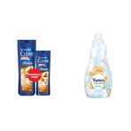 Clear Men Kepeğe Karşı Etkili Şampuan Saç Dökülmesine Karşı Kahve Çekirdeği Özü (350 ml + 180 ml)(1) Yumoş Doğal Özler Konsantre Çamaşır Yumuşatıcısı Bebek 1200 ml 50 Yıkama 1 Adet(2)