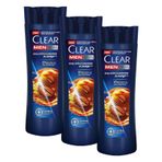 Clear Men Kepeğe Karşı Etkili Şampuan Saç Dökülmesine Karşı Kahve Çekirdeği Özü 350 ml (3 paketi)