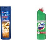 Clear Men Kepeğe Karşı Etkili Şampuan Saç Dökülmesine Karşı Kahve Çekirdeği Özü 350 Ml(1) Yoğun Kıvamlı Çamaşır Suyu Maksimum Hijyen Dağ Esintisi, 750 Ml(3)