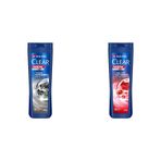 Clear Men Kepeğe Karşı Etkili Şampuan Yoğun Arındırıcı Kömür ile 350 ml(2) Clear Men Kepeğe Karşı Etkili Şampuan Hızlı Stil 2'si 1 Arada Kolay Şekil Alan Saçlar 350 ml Mavi(1)