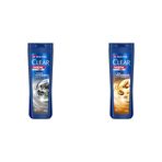 Clear Men Kepeğe Karşı Etkili Şampuan Yoğun Arındırıcı Kömür ile 350 ml(2) Clear Men Kepeğe Karşı Etkili Şampuan Saç Dökülmesine Karşı Kahve Çekirdeği Özü 350 ml(1)