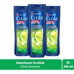 Clear Men Maksimum Ferahlık 3x350 ml Şampuan