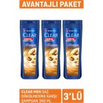 Clear Men Saç Dökülmesine Karşı Şampuan 3 x 350ML 5 Adet