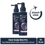 Clear Men Scalp Pro Dökülme Karşıtı 2x70 ml Güçlendirici Serum