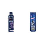 Clear Men Scalp Pro Saç Dökülmesine Karşı Güçlendirici Şampuan Kepeğe Karşı Etkili 300 ml(1) Clear Men 3 in 1 Şampuan & Duş Jeli Arındırıcı Kömür Saç Yüz Vücut İçin(2)