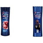 Clear Men Seti | Şampuan Hızlı Stil 2'Si 1 Arada Kolay Şekil Alan Saçlar 350 Ml X2 + Şampuan Vinícius Júnior 350 Ml X2